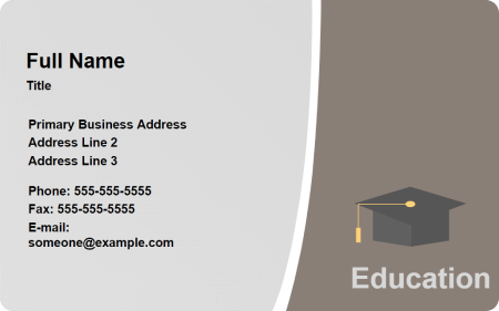 Business Card Example
