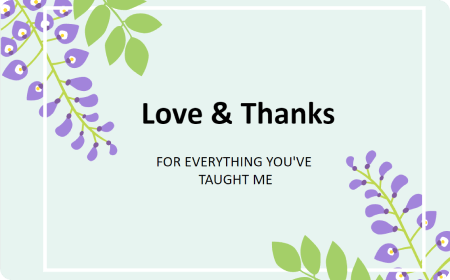 Greeting Card Template